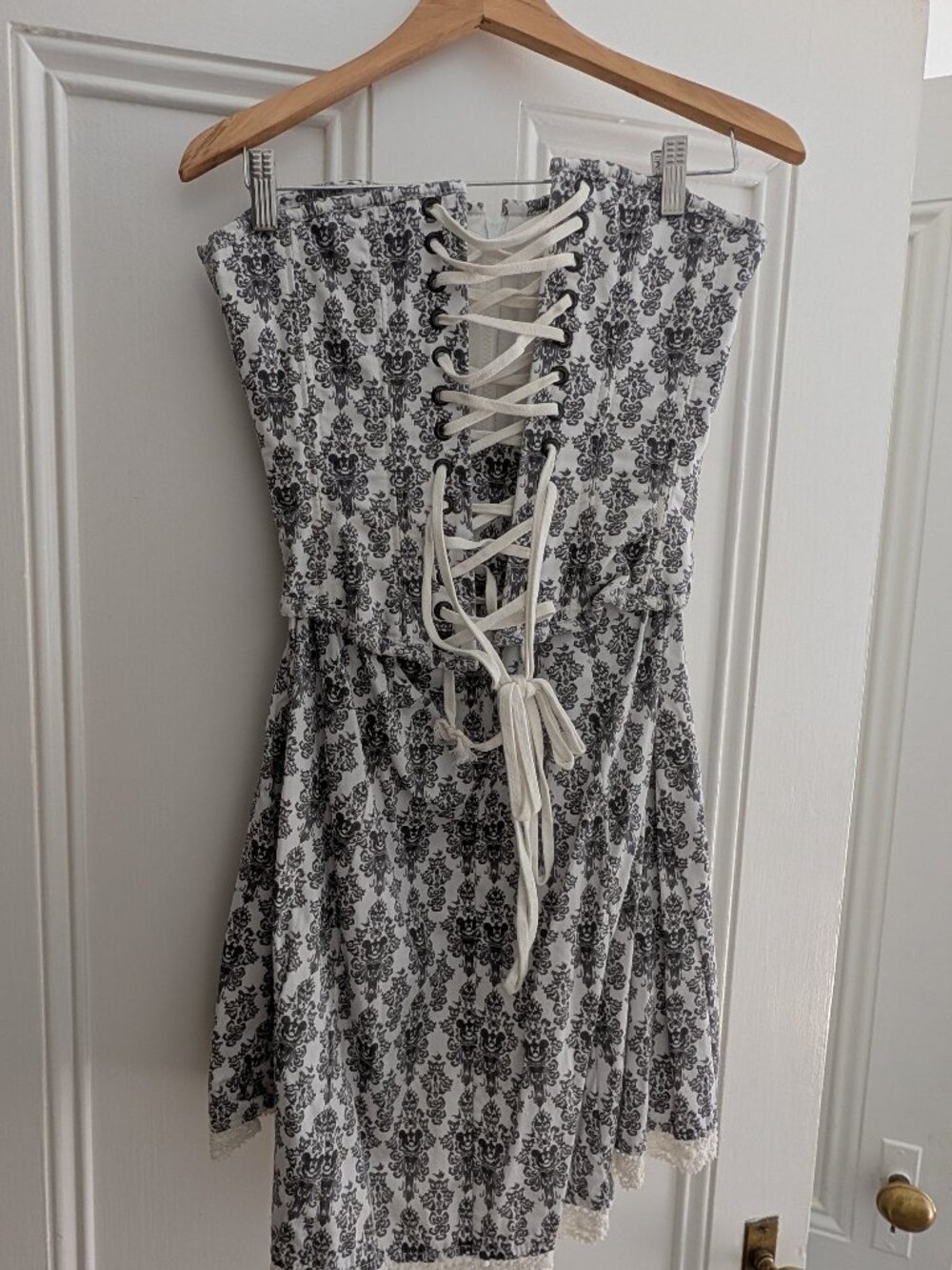 Vintage Handmade Artist Alley Corset Dress